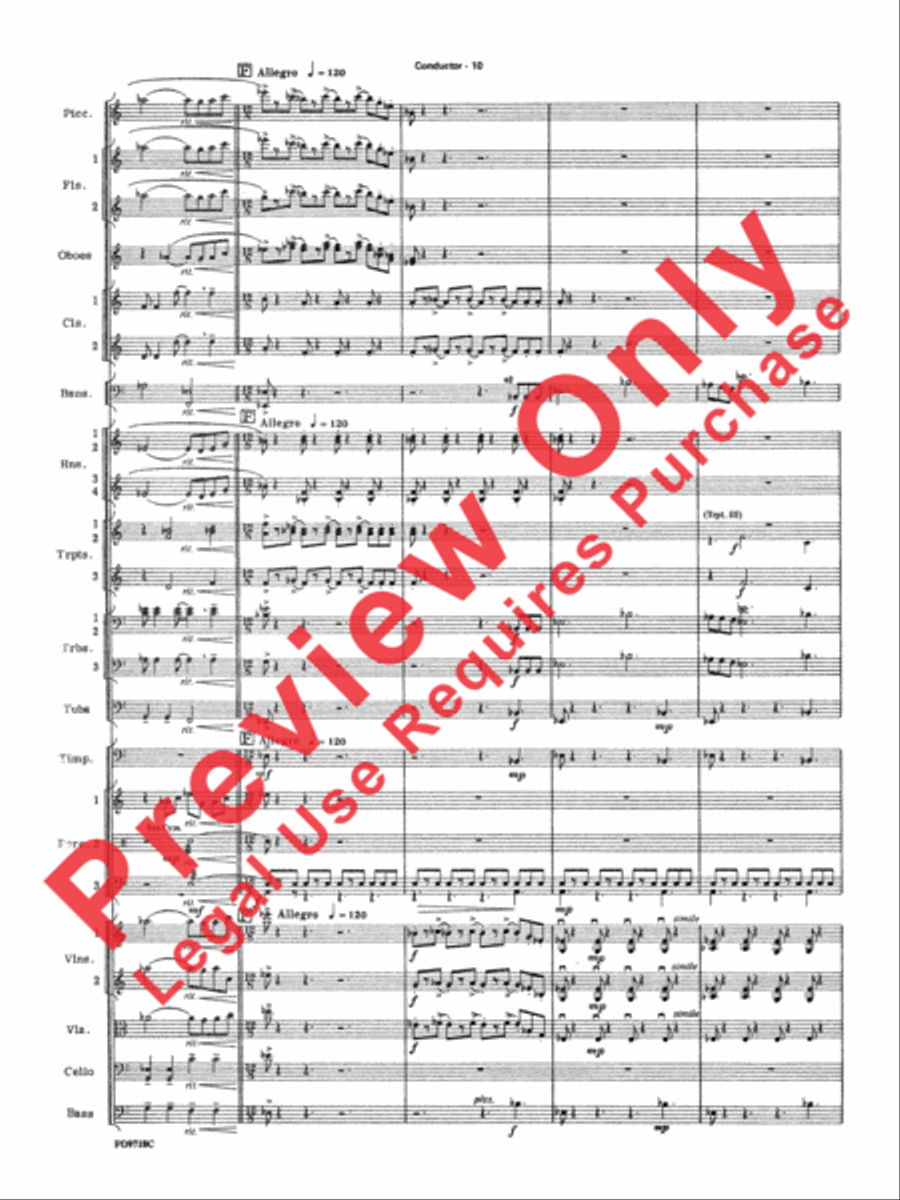 The Empire Strikes Back Medley Full Orchestra scores gallery preview page 41