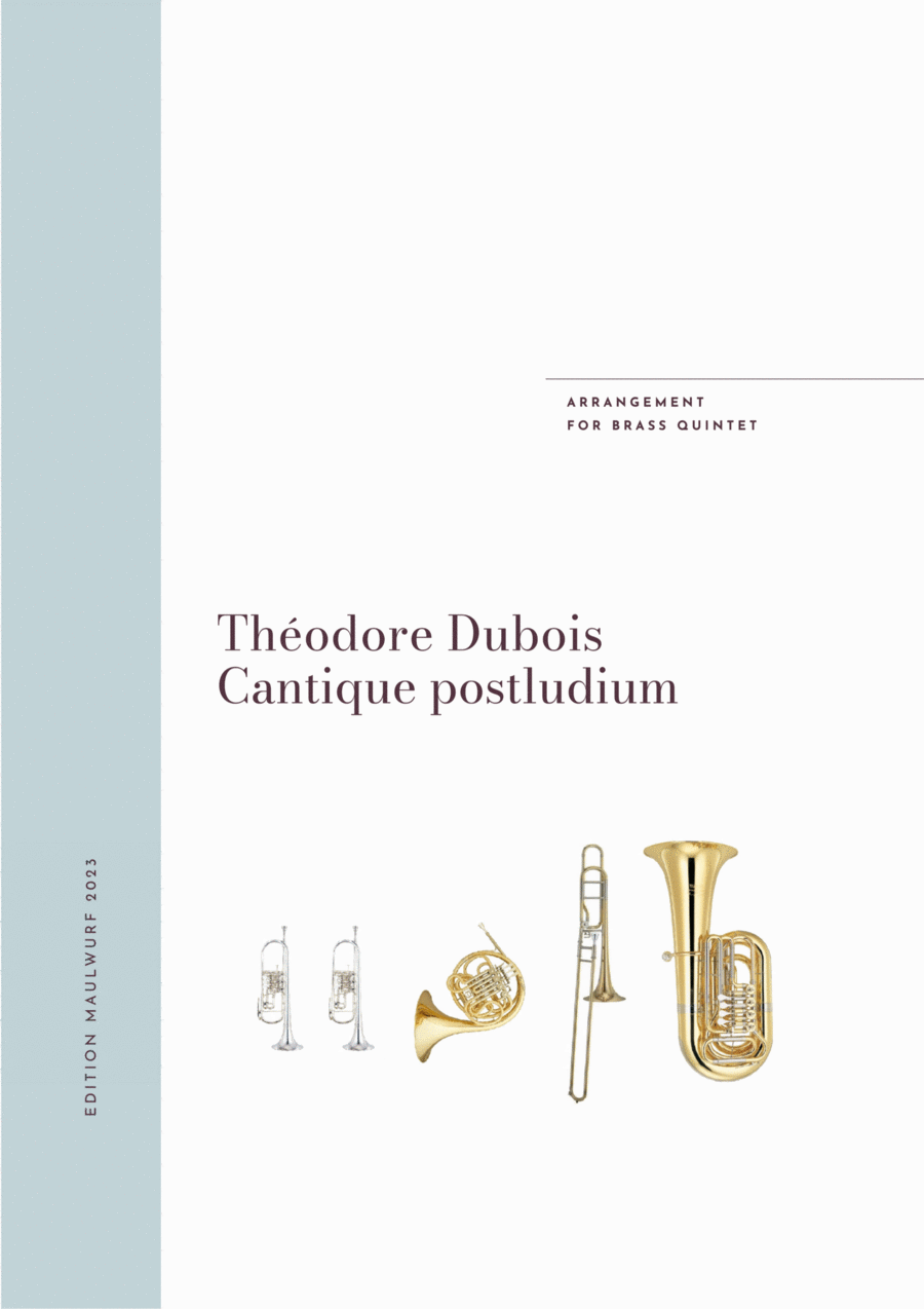 Cantique postludium Brass Quintet scores gallery preview page 1