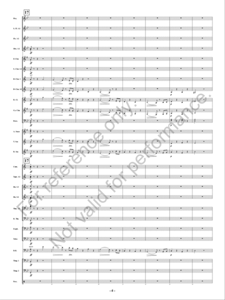 Symphony Fantastique Concert Band scores gallery preview page 7