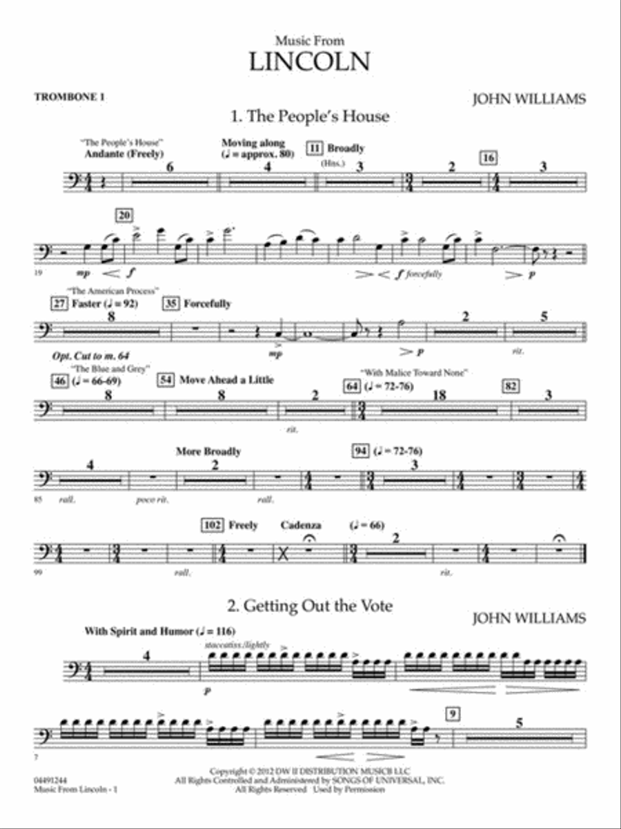 Music from Lincoln Full Orchestra scores gallery preview page 8