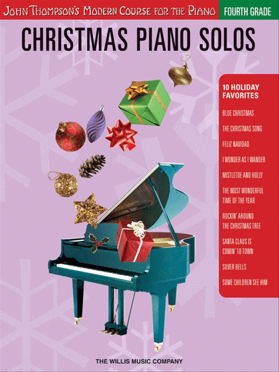 Christmas Piano Solos – Fourth Grade (Book Only) Piano Solo scores gallery preview page 1