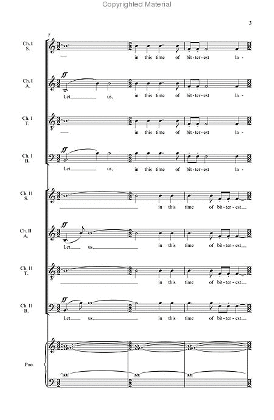 Stirring the Silence 4-Part scores gallery preview page 4