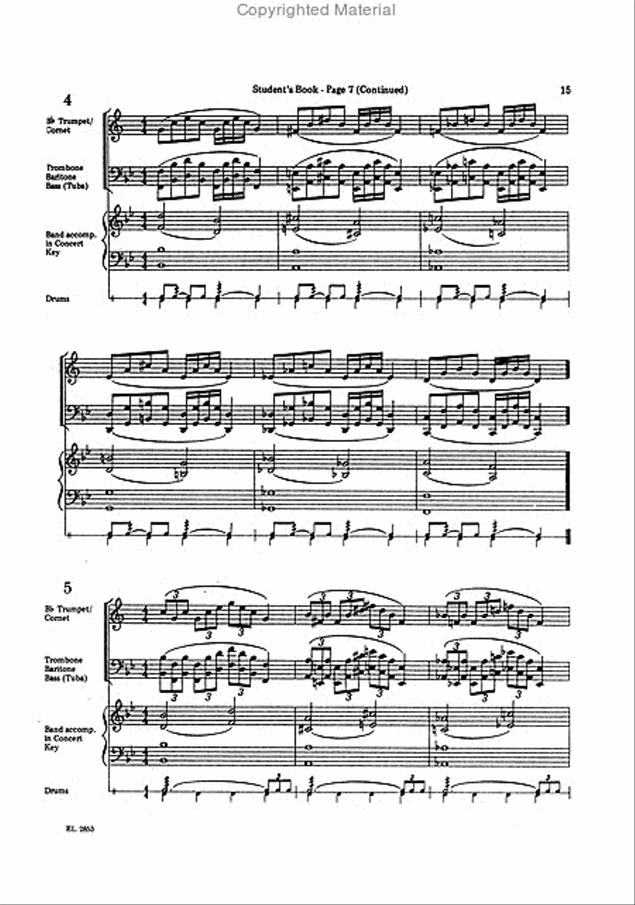 3-D Band Book Concert Band Methods scores gallery preview page 4