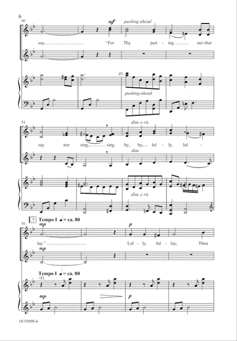 The Coventry Carol SSA scores gallery preview page 6