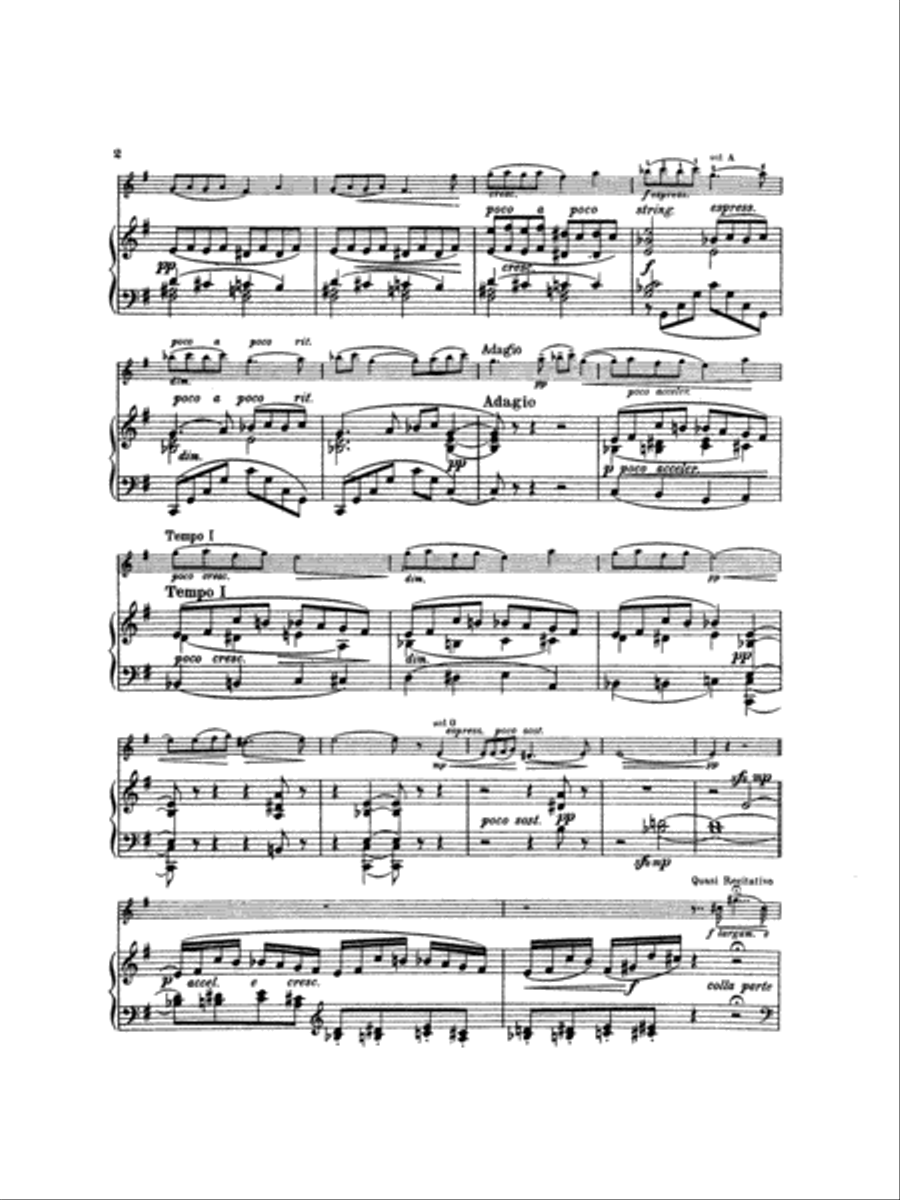 Four Pieces, Op. 17, Volume 1 Violin Solo scores gallery preview page 3