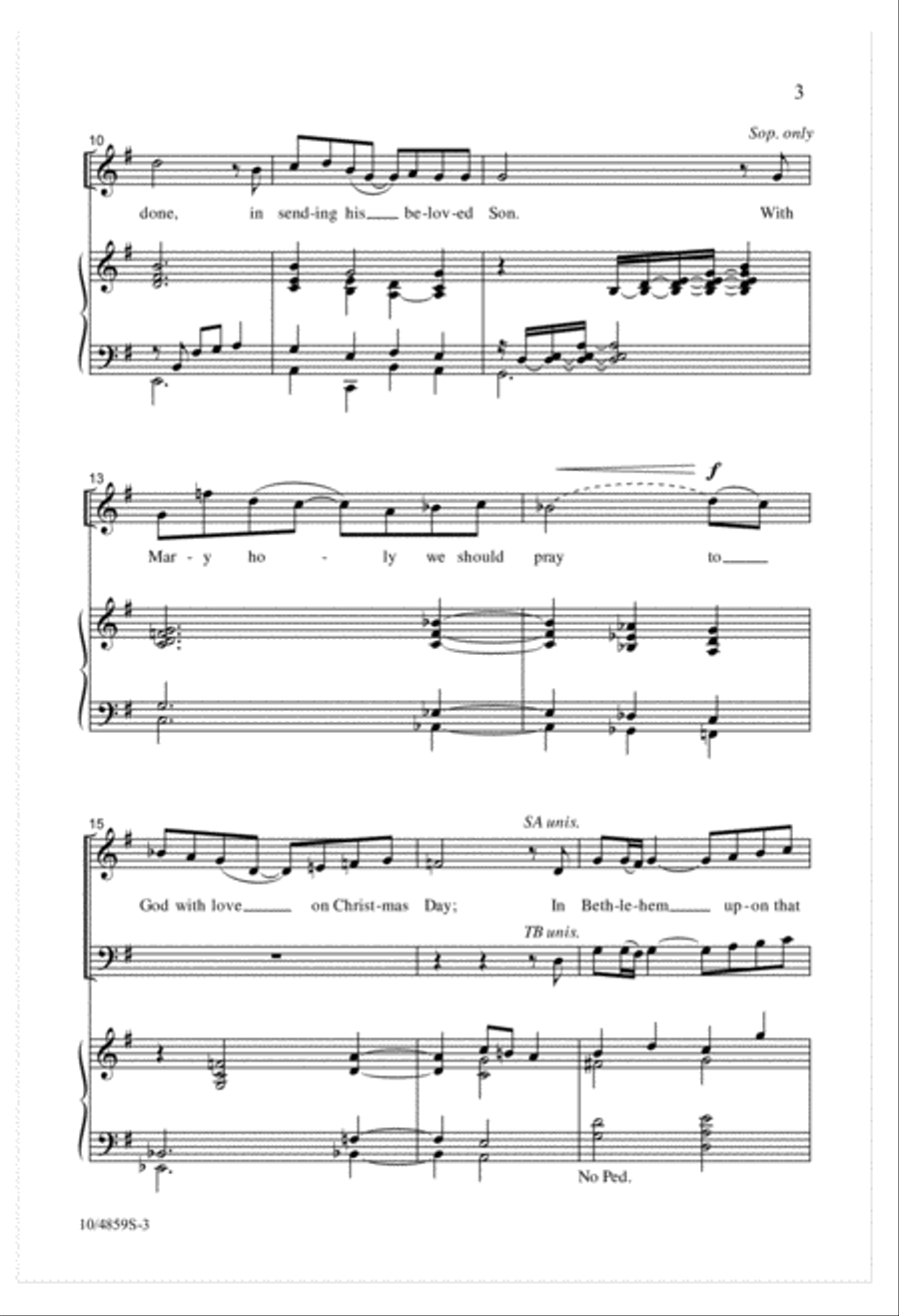 The Wexford Carol The Wexford Carol 4-Part scores gallery preview page 3