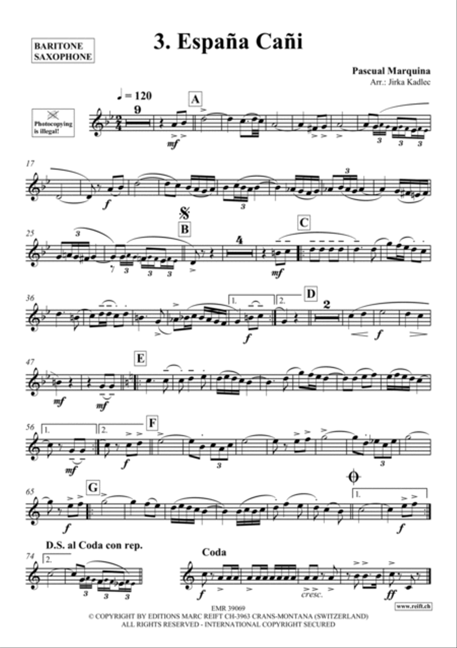 12 Greatest Dance Party Hits Baritone Saxophone scores gallery preview page 4