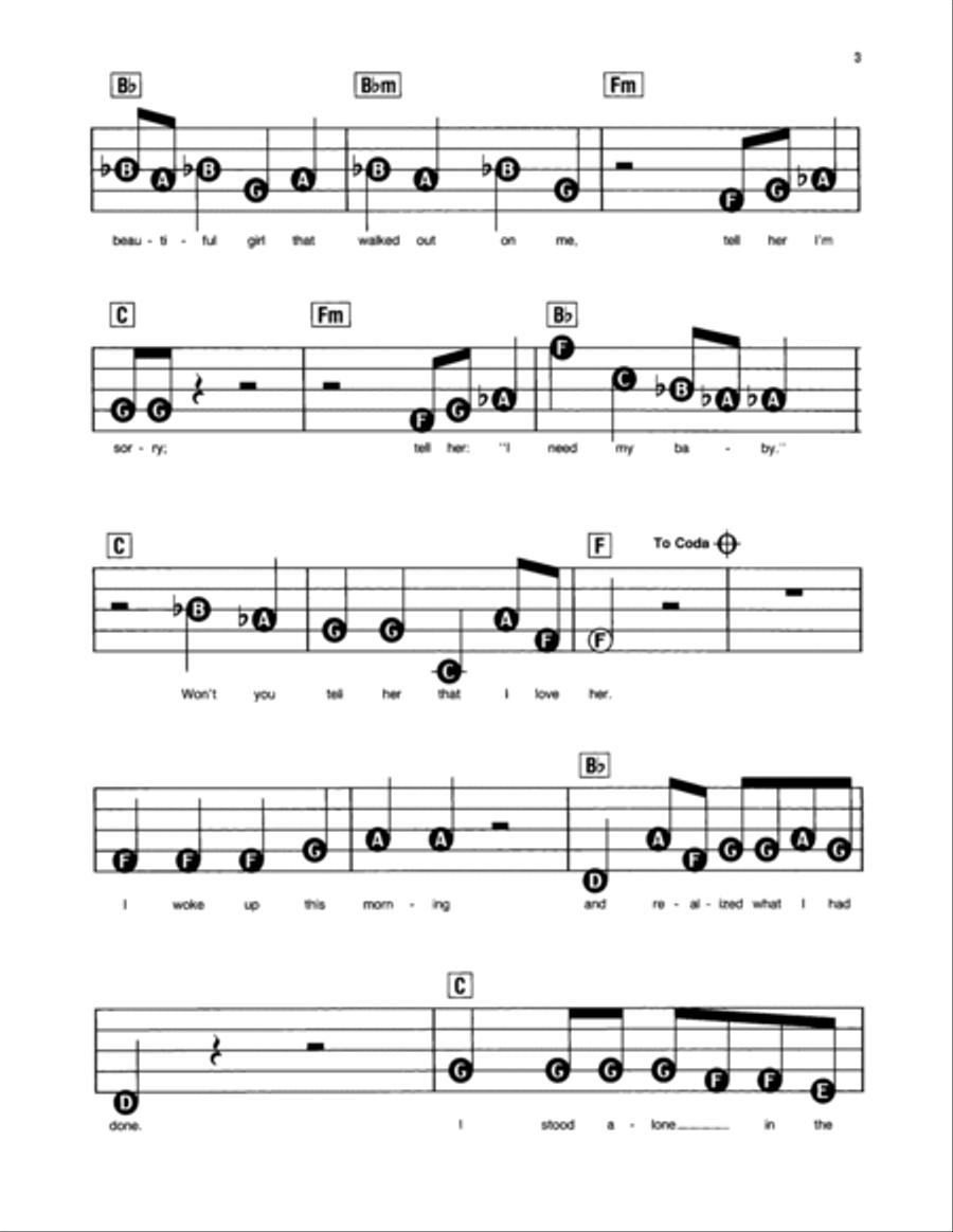 The Most Beautiful Girl The Most Beautiful Girl Electronic Keyboard scores gallery preview page 2