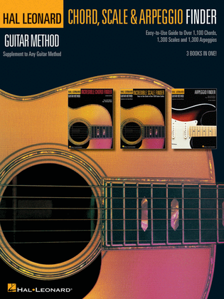 Book cover for Guitar Chord, Scale & Arpeggio Finder