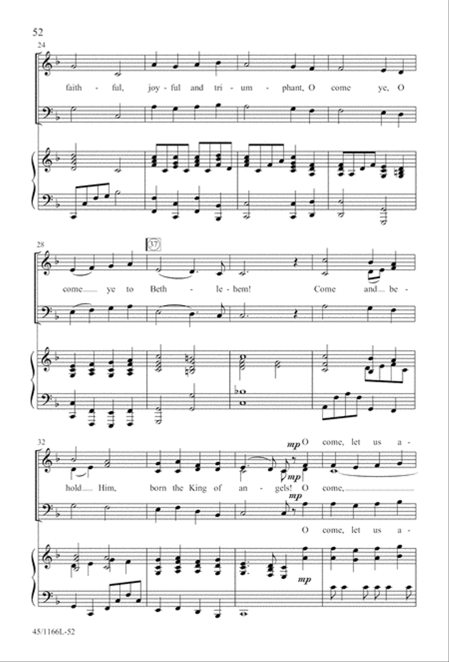 12 Carols for about 12 Singers 3-Part scores gallery preview page 53