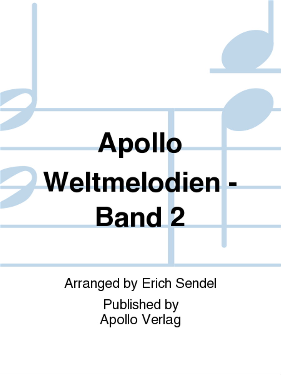 Apollo Weltmelodien Vol. 2 Organ scores gallery preview page 1
