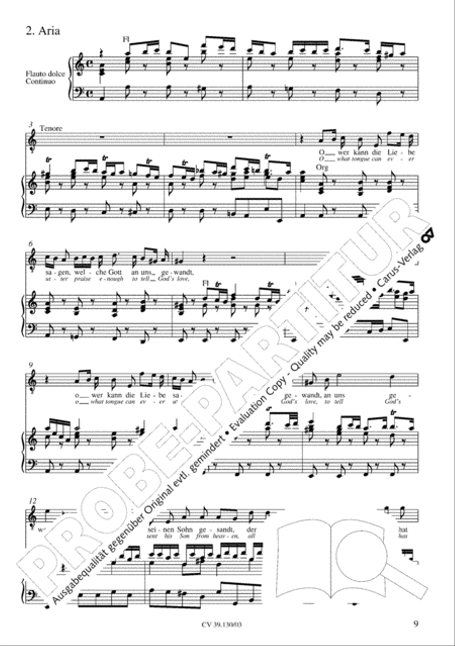 Thereby is revealed unto us the glory of God's favor (Daran ist erschienen die Liebe Gottes) 4-Part scores gallery preview page 10