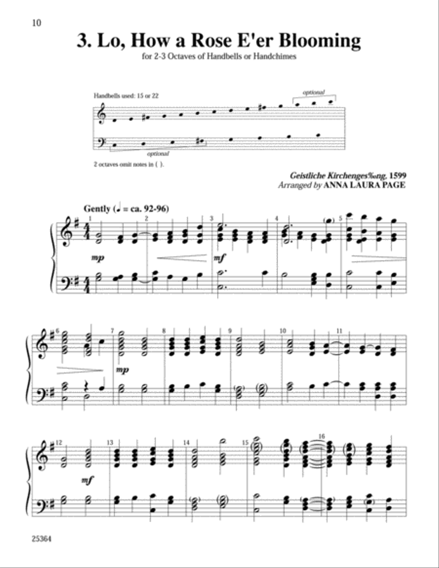5 for Fall for Beginning Ringers Handbell Choir scores gallery preview page 4