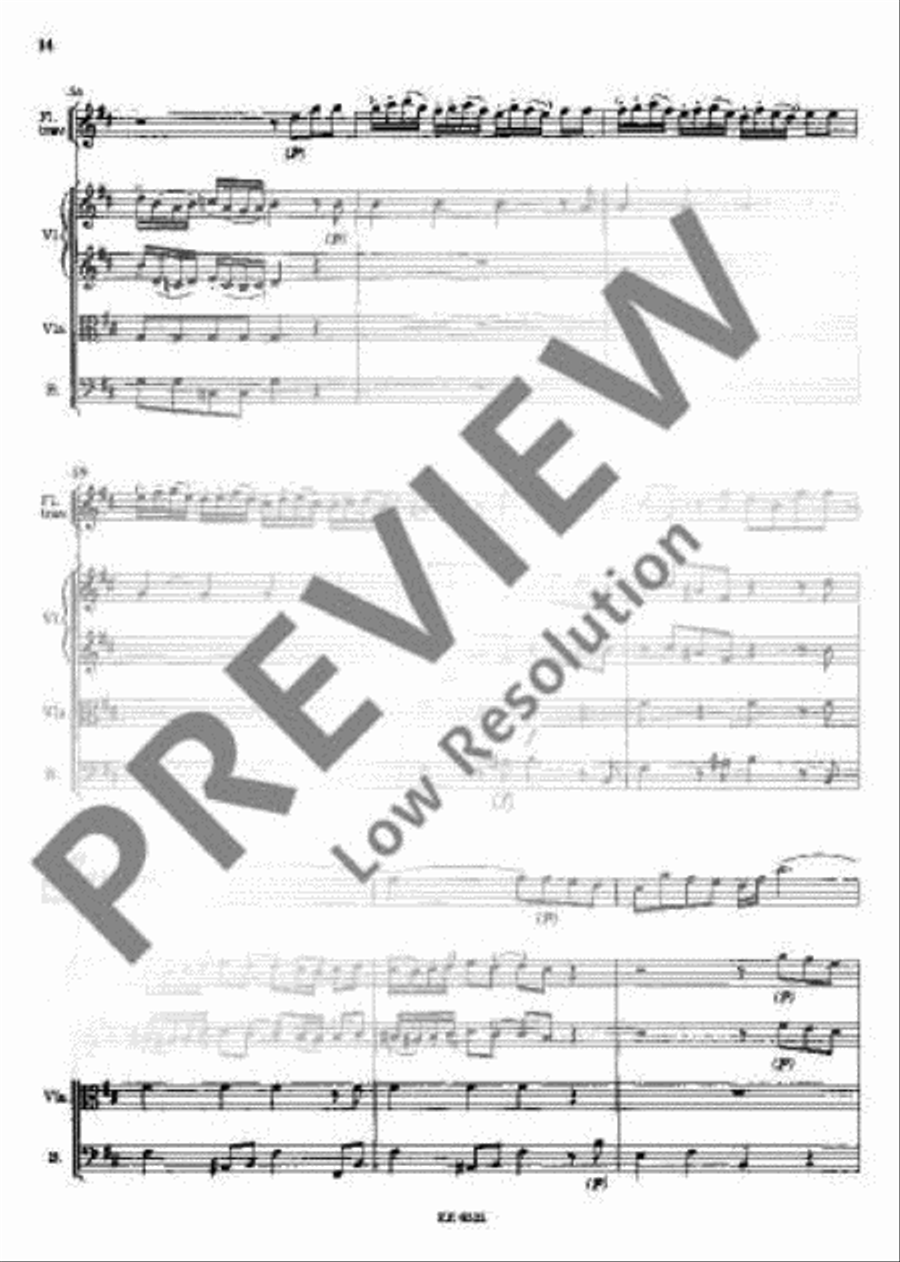 Concerto D major String Orchestra scores gallery preview page 17
