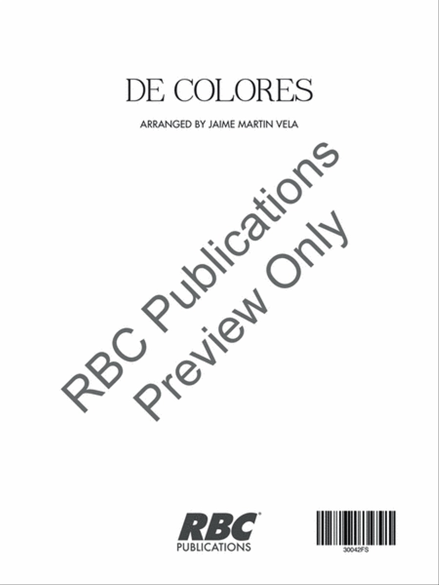 De Colores Mariachi (Score) Voice scores gallery preview page 9