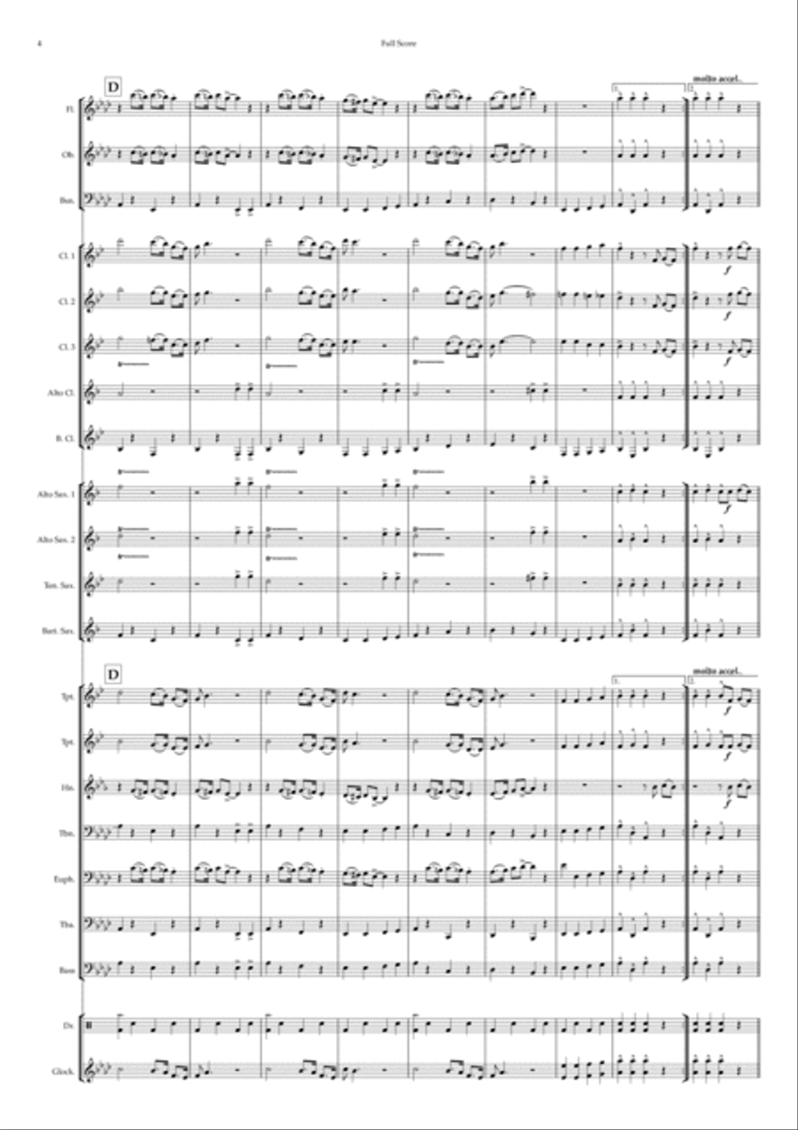 The Hokey Cokey The Hokey Cokey Concert Band scores gallery preview page 4