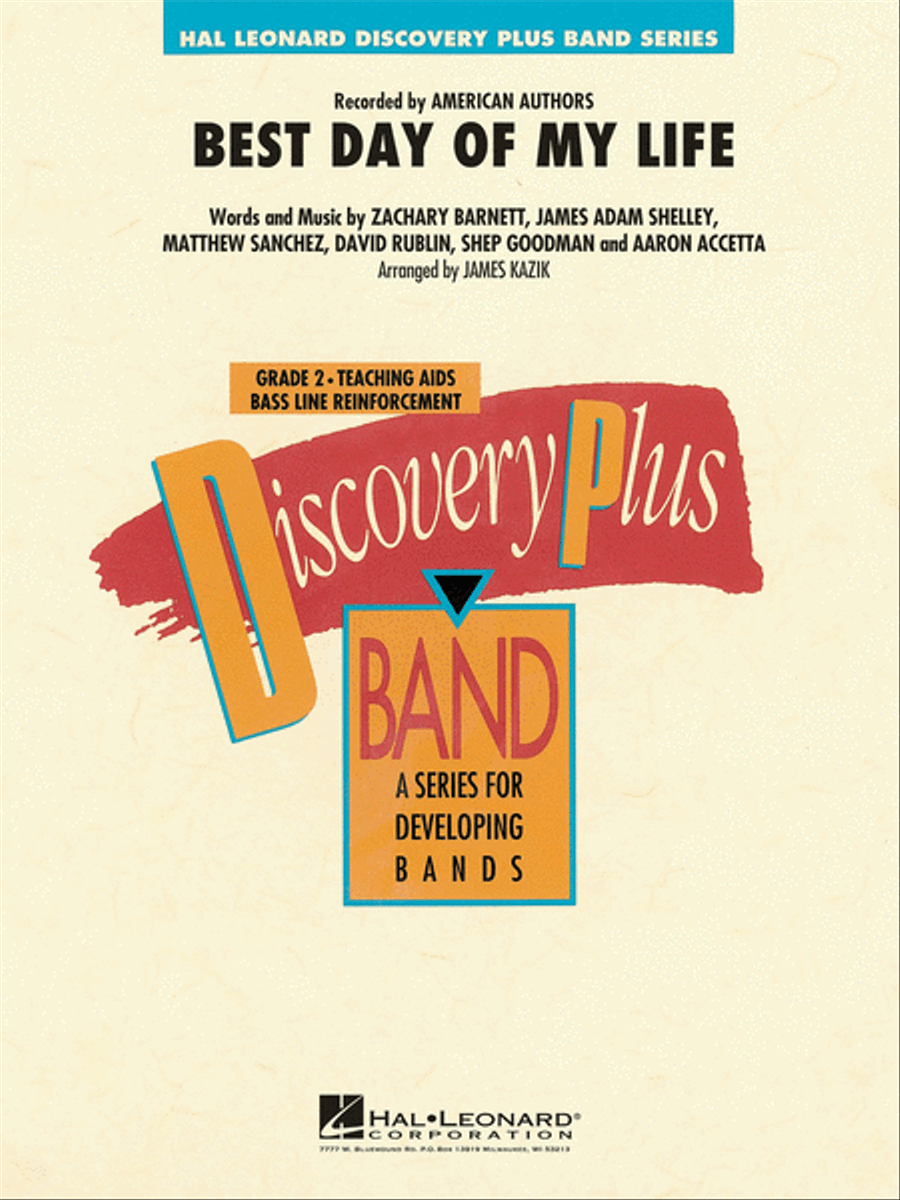 Best Day of My Life Concert Band scores gallery preview page 1