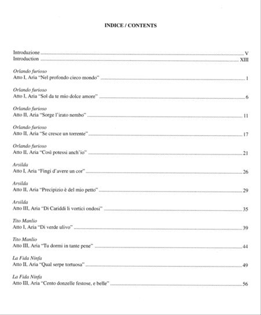 Vivaldi Opera Arias for Mezzo-Soprano/Alto Mezzo-Soprano Voice scores gallery preview page 2