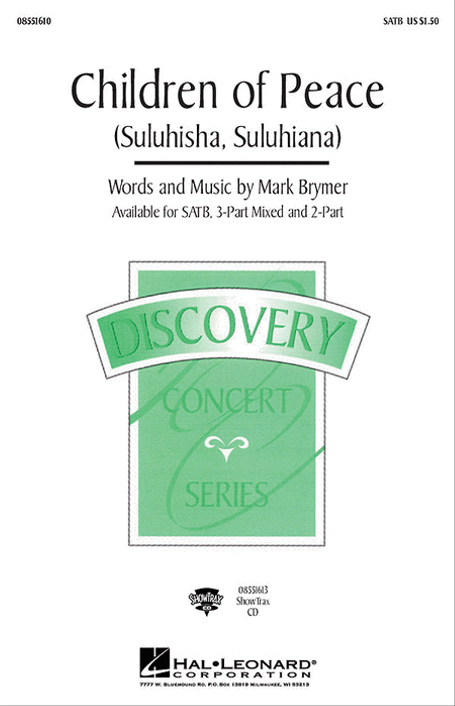 Children of Peace (Suluhisha, Suluhiana) 4-Part scores gallery preview page 1