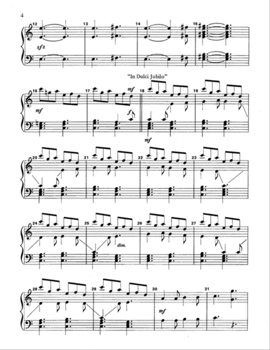 Jubilate Noel 3-Octaves scores gallery preview page 10