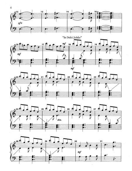 Jubilate Noel by Malcolm C. Wilson Handbell - Sheet Music