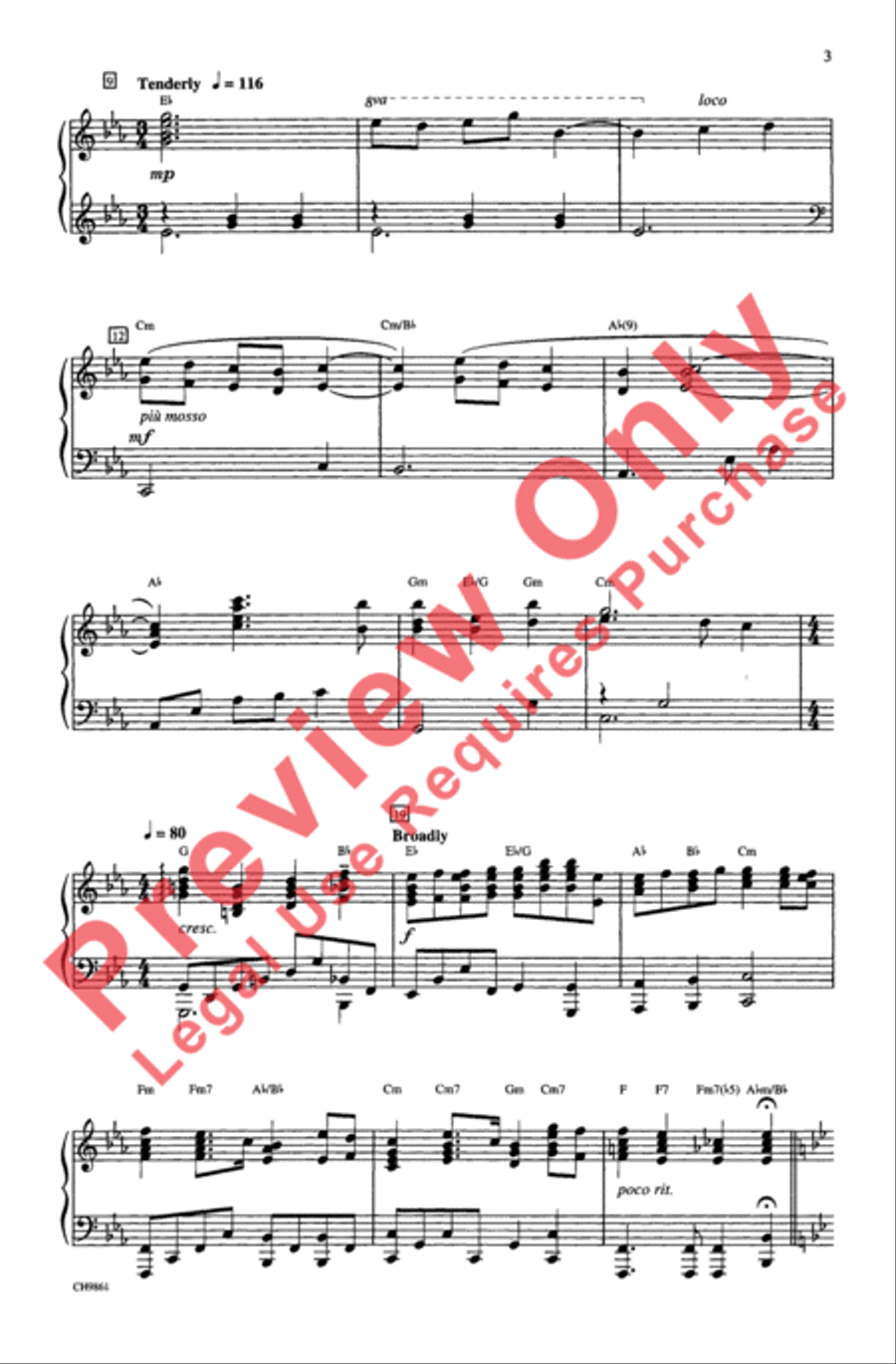 Ragtime (Choral Selections) 3-Part scores gallery preview page 3