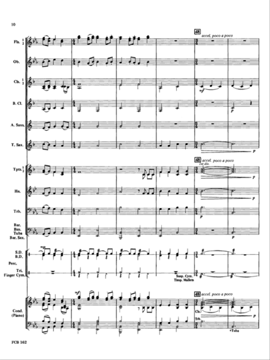 A Yuletide Celebration Concert Band scores gallery preview page 10