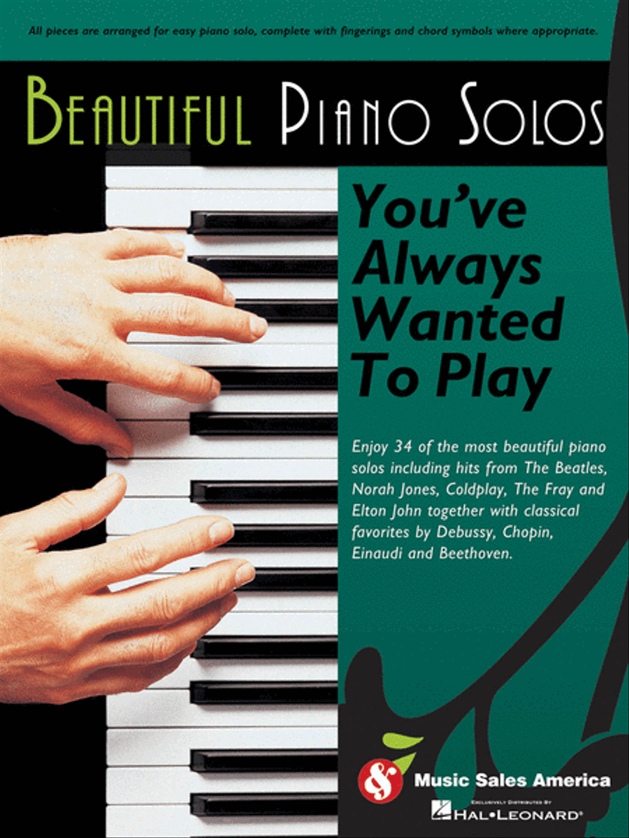 Beautiful Piano Solos You've Always Wanted to Play Piano Solo scores gallery preview page 1
