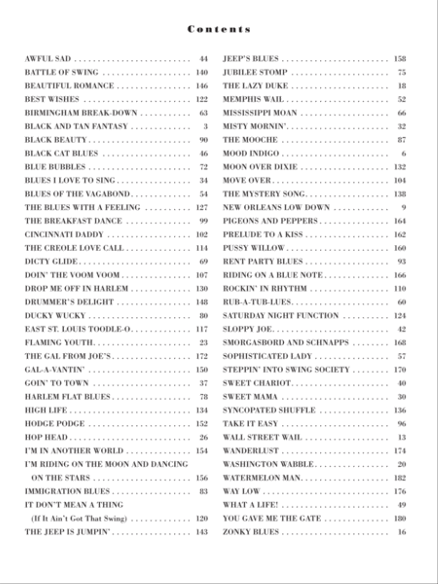 Rediscovered Ellington Piano Solo scores gallery preview page 2