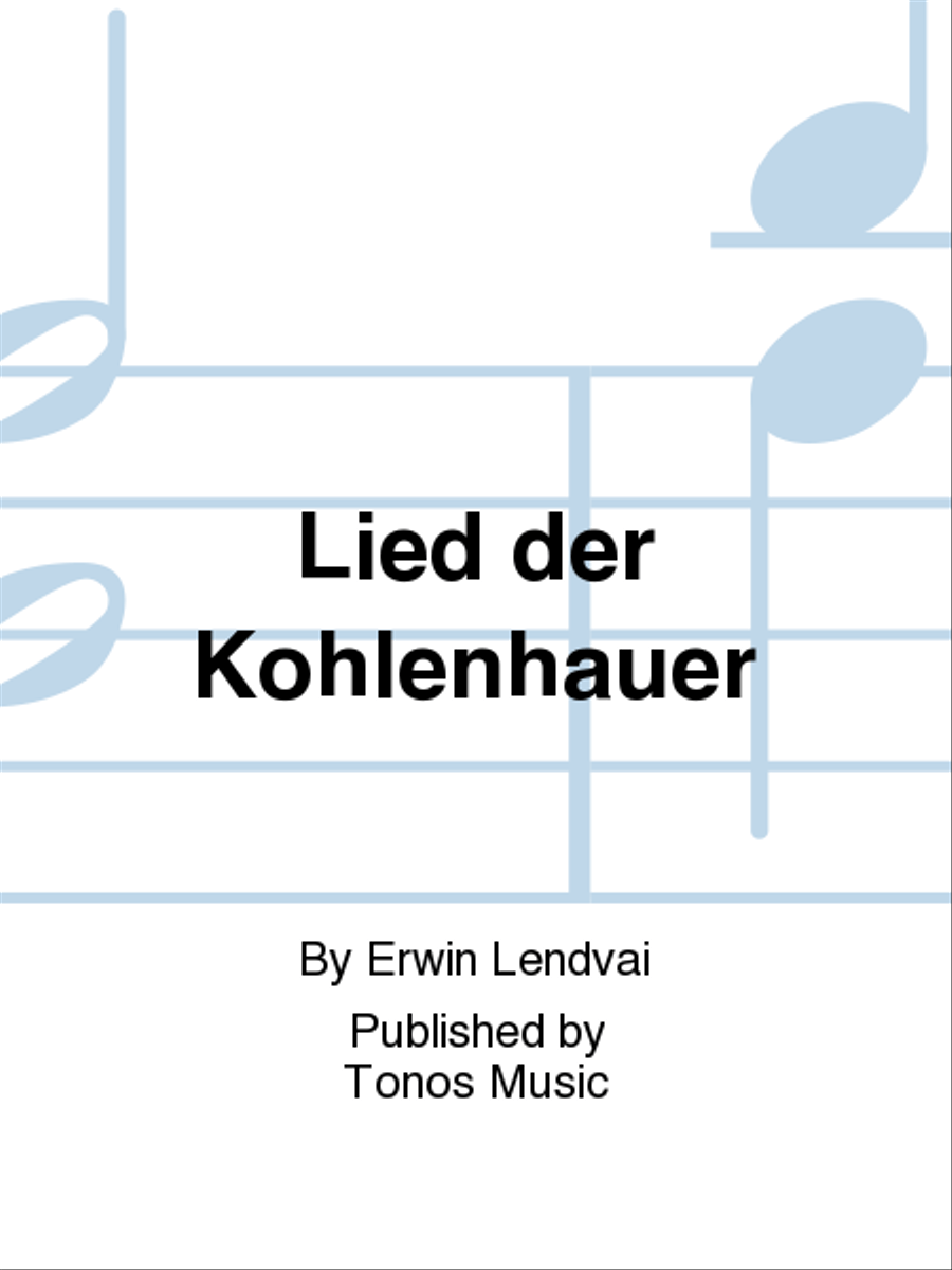 Lied der Kohlenhauer Lied der Kohlenhauer TTBB scores gallery preview page 1