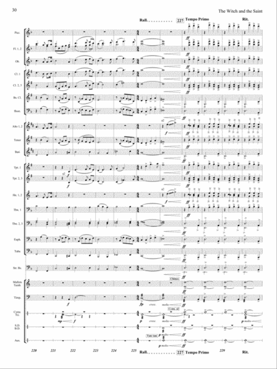 The Witch and The Saint The Witch and The Saint Concert Band scores gallery preview page 29