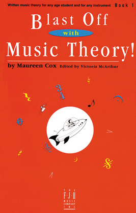 Book cover for Blast Off with Music Theory! Book 1