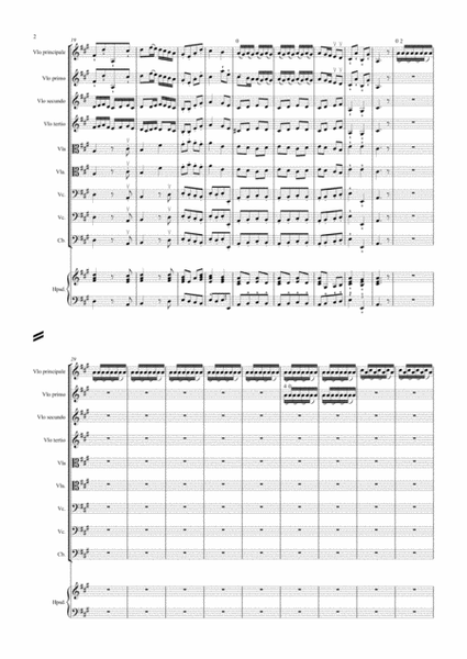 Telemann "Frog" Concerto for solo violin and larger group of strings