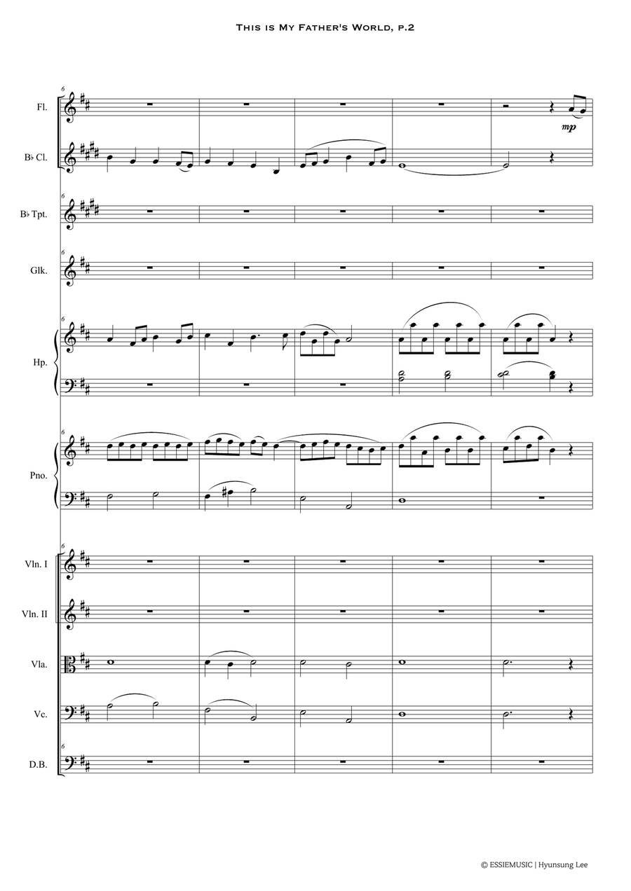 This is My Father's World - Children Orchestra Chamber Orchestra scores gallery preview page 4