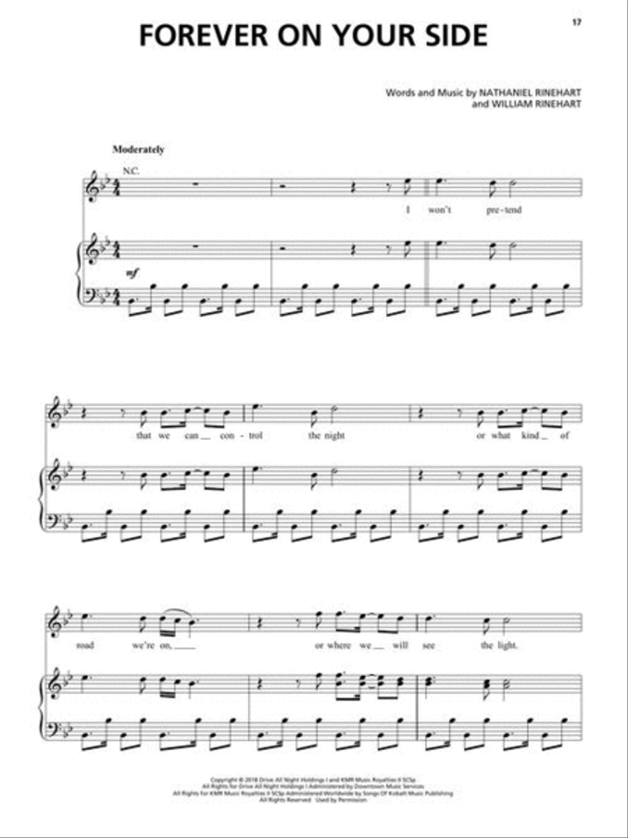 Needtobreathe Sheet Music Collection Piano, Vocal, Guitar scores gallery preview page 5