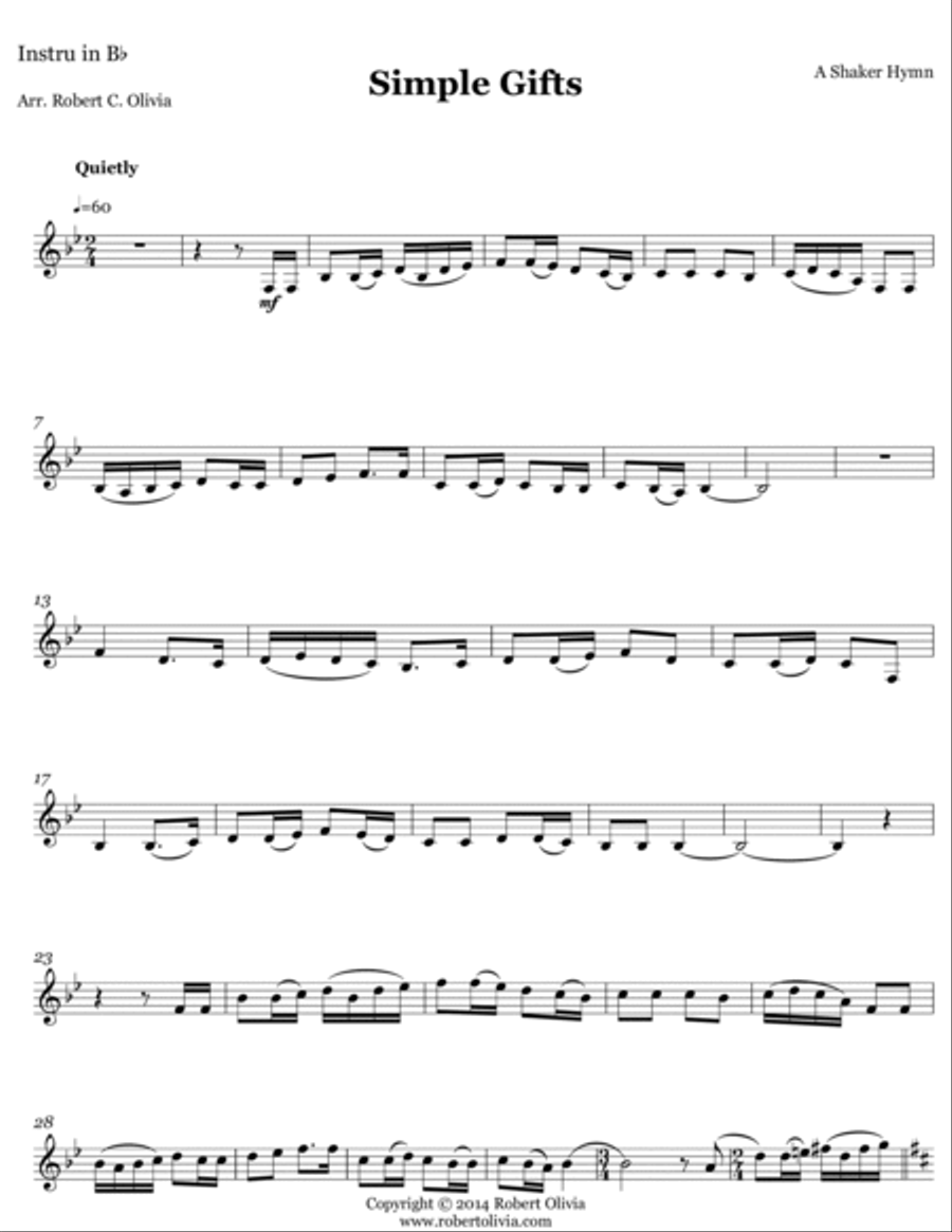 Simple Gifts - A Shaker Hymn Chamber Orchestra scores gallery preview page 6