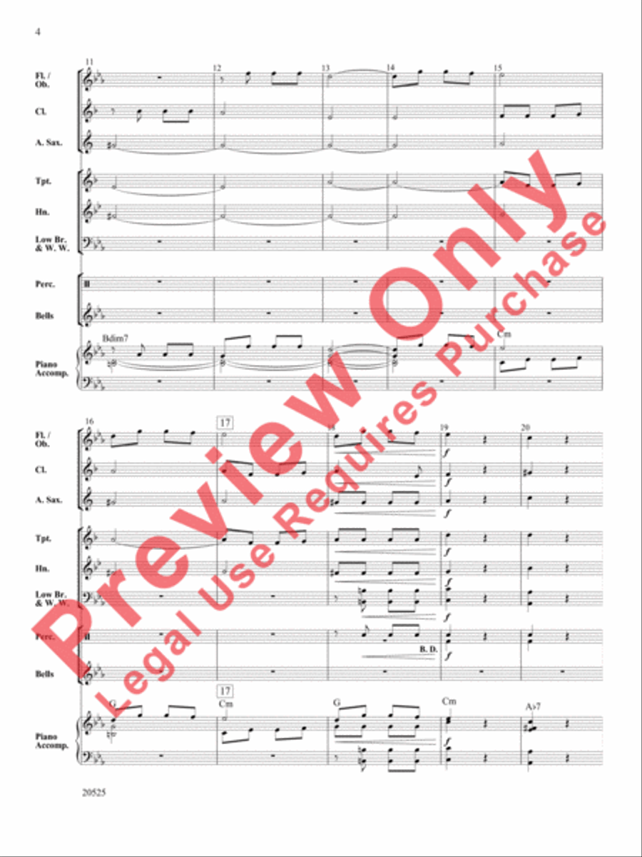 Best of Beethoven Concert Band scores gallery preview page 5