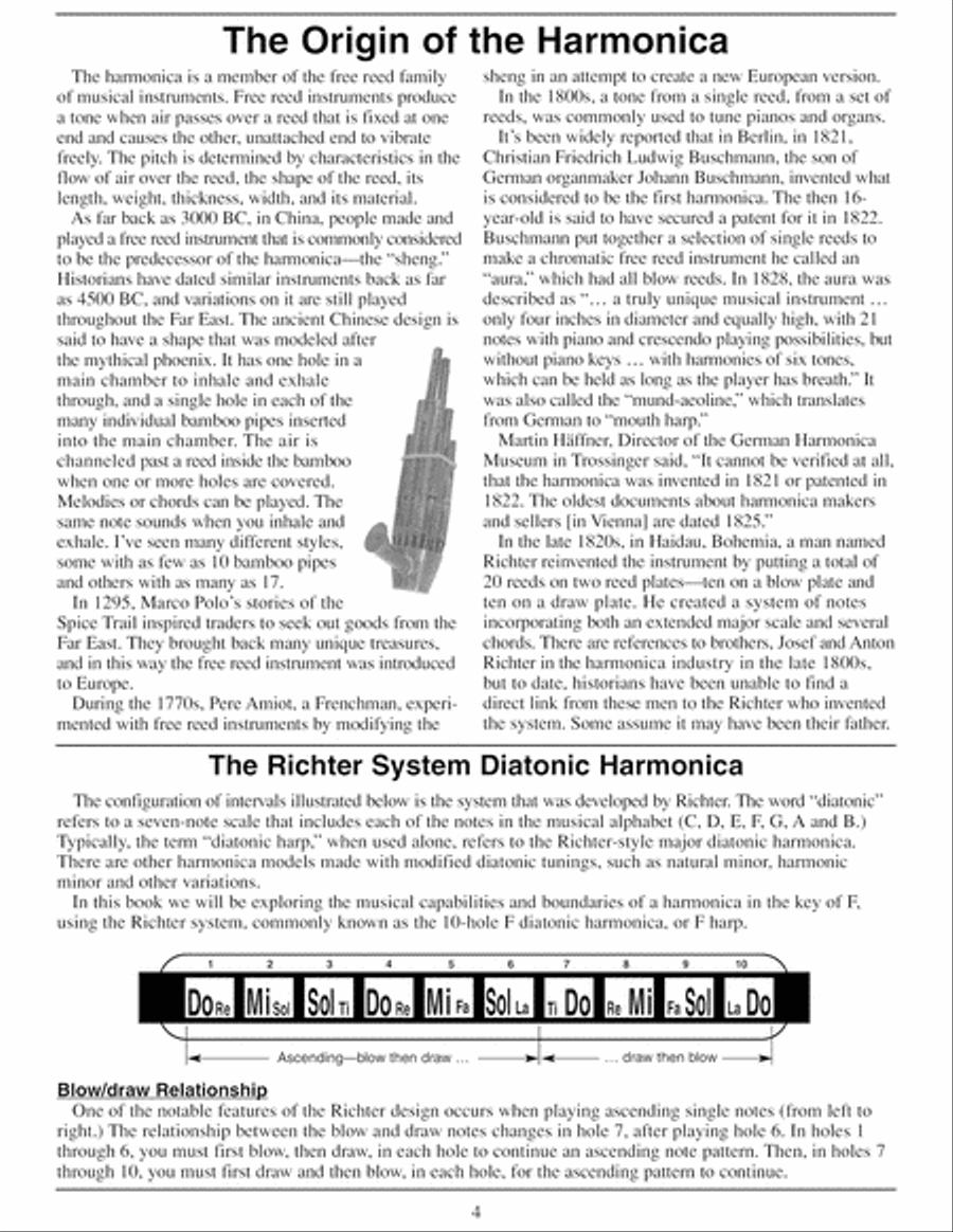 Complete 10-Hole Diatonic Harmonica Series: F Harmonica Book Harmonica scores gallery preview page 5
