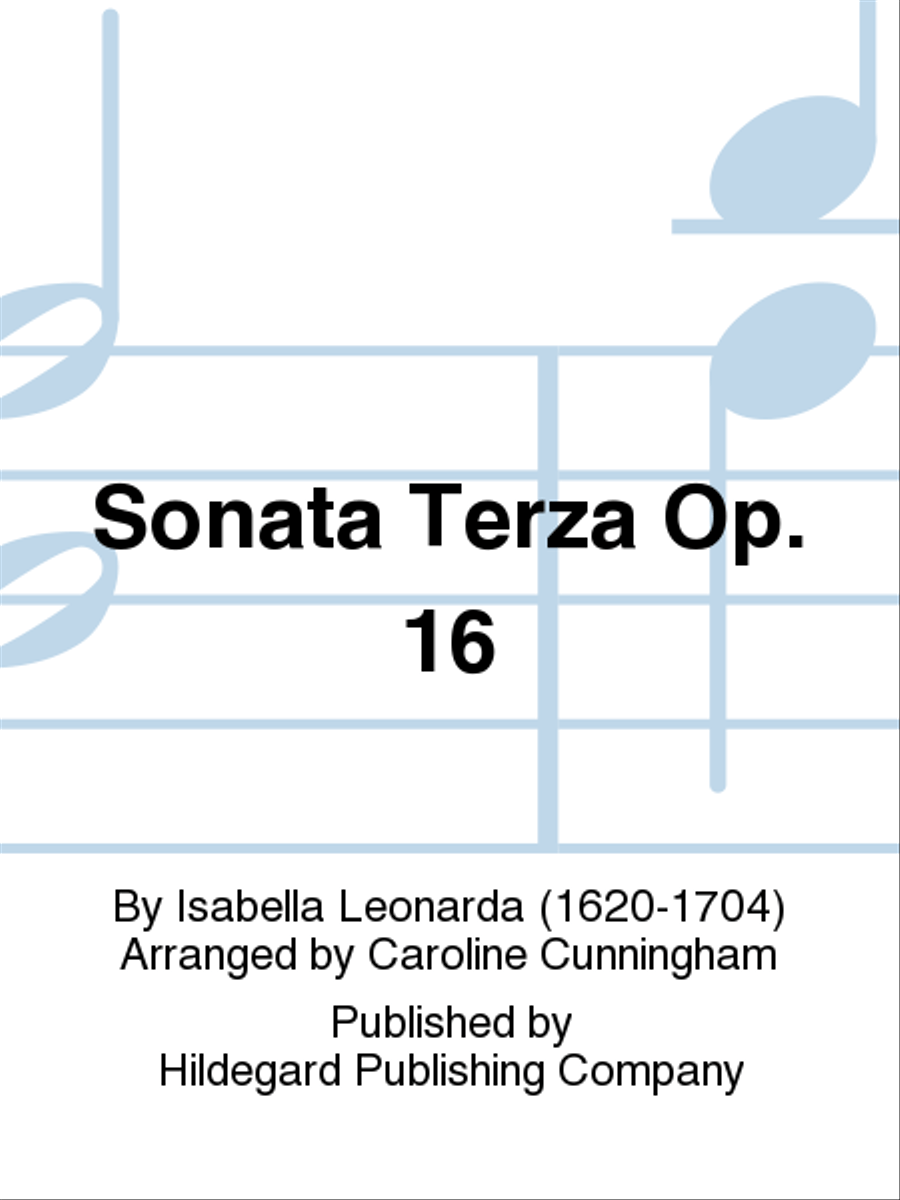 Sonata Terza Op. 16 Piano Trio scores gallery preview page 1