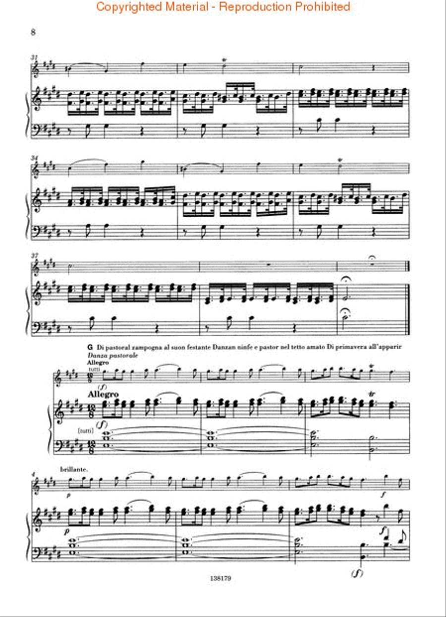 Concerto in E Major “La Primavera” (Spring) from The Four Seasons RV269, Op.8 No.1 Violin Solo scores gallery preview page 4