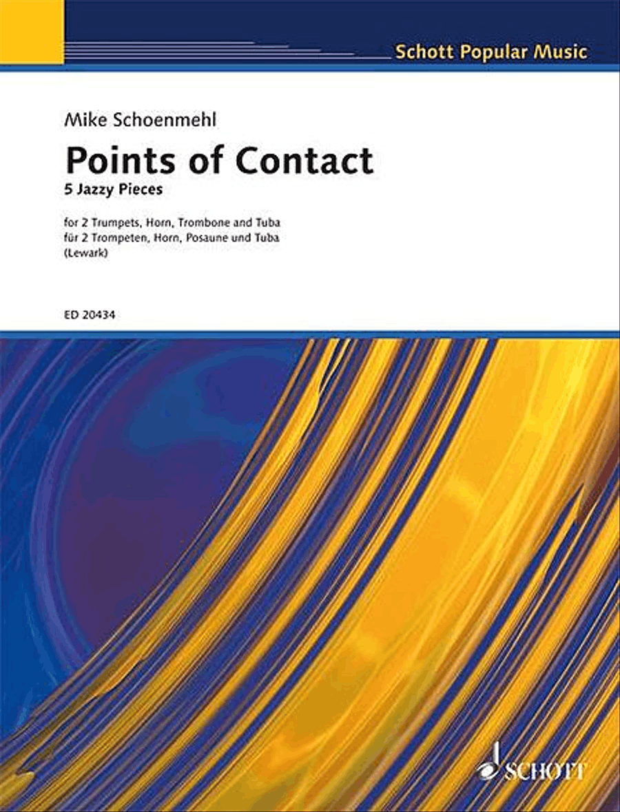 Points of Contact: 5 Jazzy Pieces Brass Quintet scores gallery preview page 1