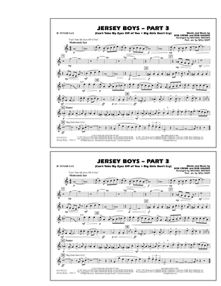 Jersey Boys: Part 3 - Bb Tenor Sax