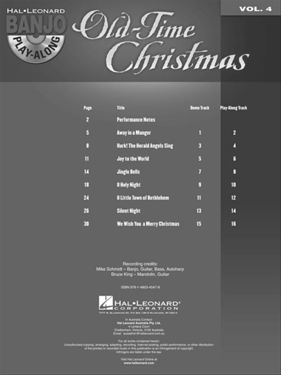 Old-Time Christmas Old-Time Christmas Guitar Tablature scores gallery preview page 3