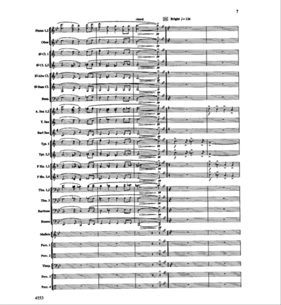 All Things Bright and Beautiful Concert Band scores gallery preview page 7