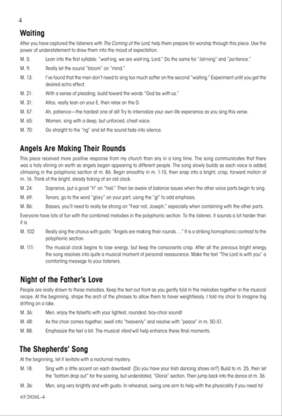 Night of the Father's Love 4-Part scores gallery preview page 5