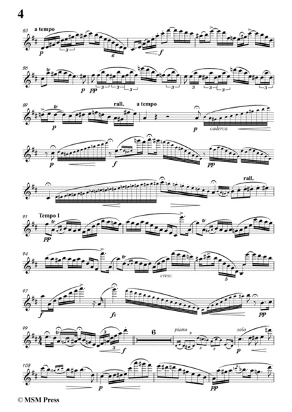 Doppler-Fantaisie Pastorale Hongroise Op.26,for Flute image number null