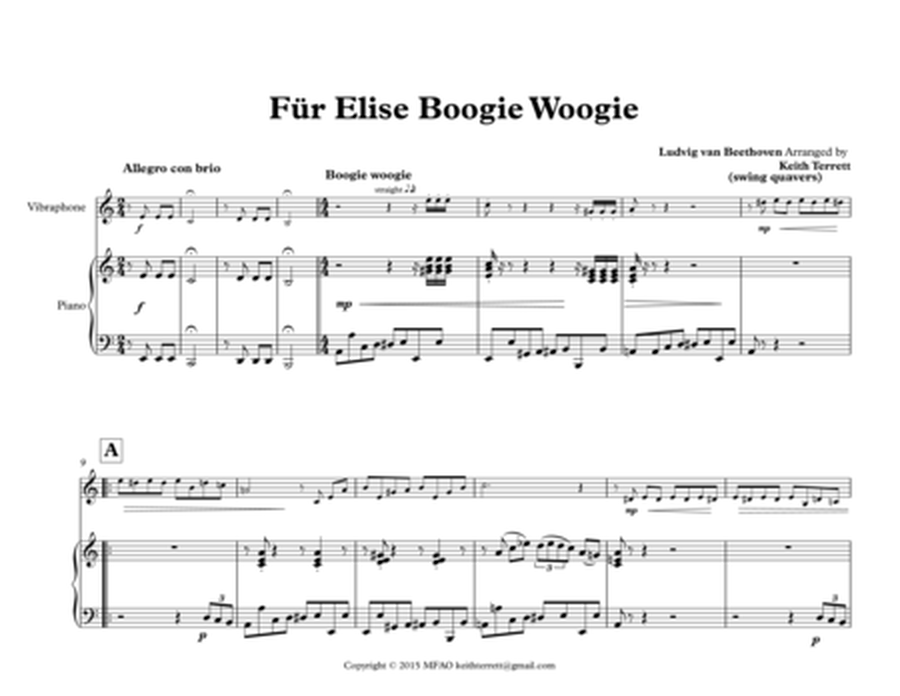 Für Elise Boogie Woogie for Vibraphone & Piano image number null
