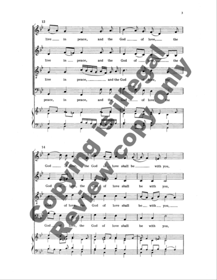 Farewell & Amen Farewell & Amen 4-Part scores gallery preview page 8