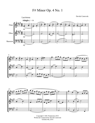 F# Minor Op. 4 No. 1