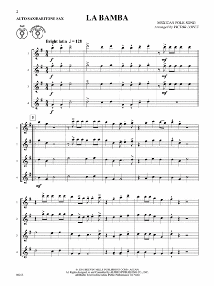 Flex-Ability Pops -- Solo-Duet-Trio-Quartet with Optional Accompaniment Small Ensemble scores gallery preview page 2